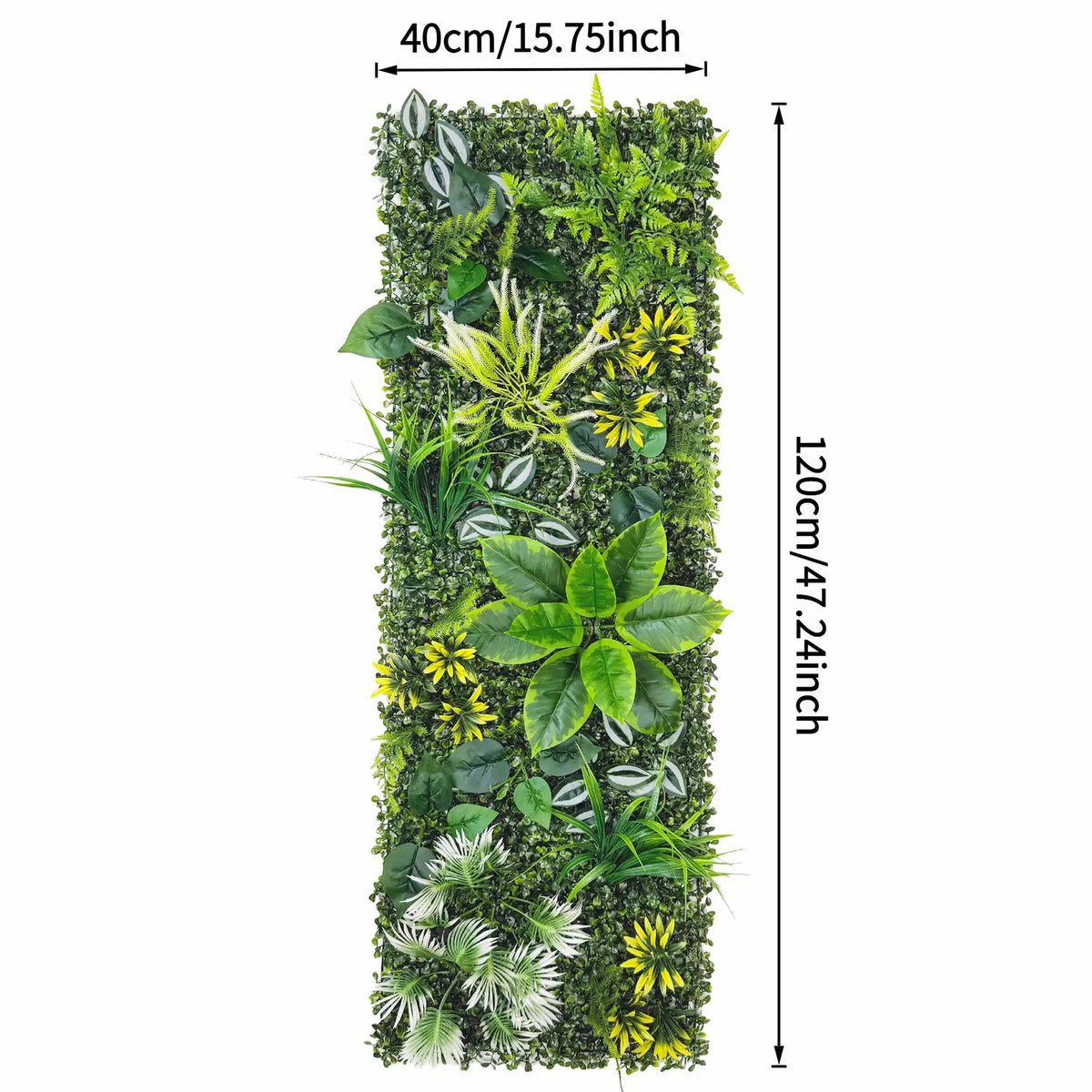 Mur Végétal Fleuri Hedge (40x120cm)