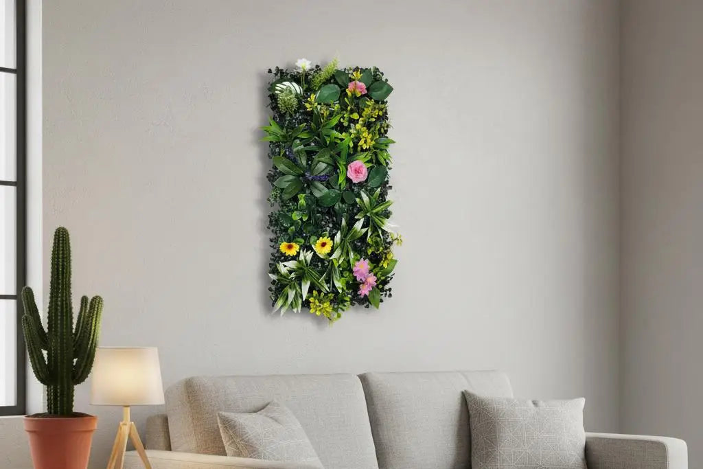 Mur Végétal Fleuri (25x50cm)