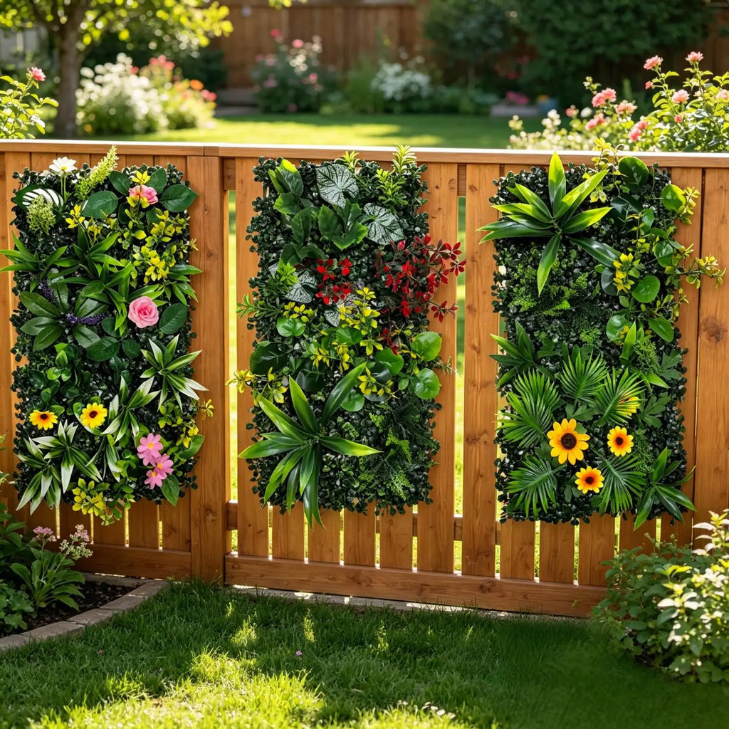 Mur Végétal Fleuri (25x50cm)