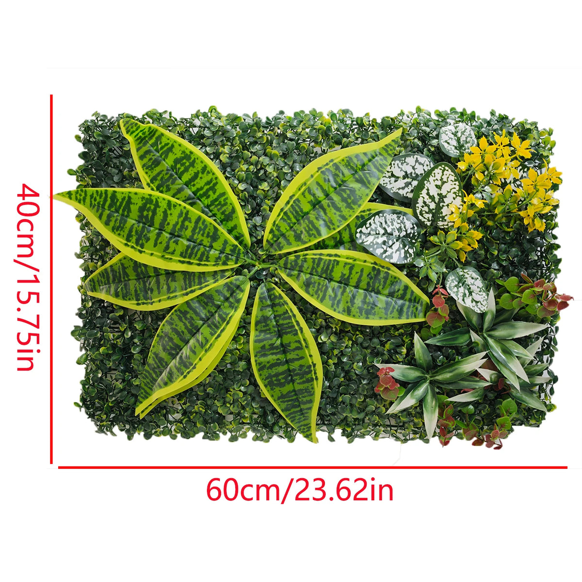 Mur Végétal Fleuri (40x60cm)