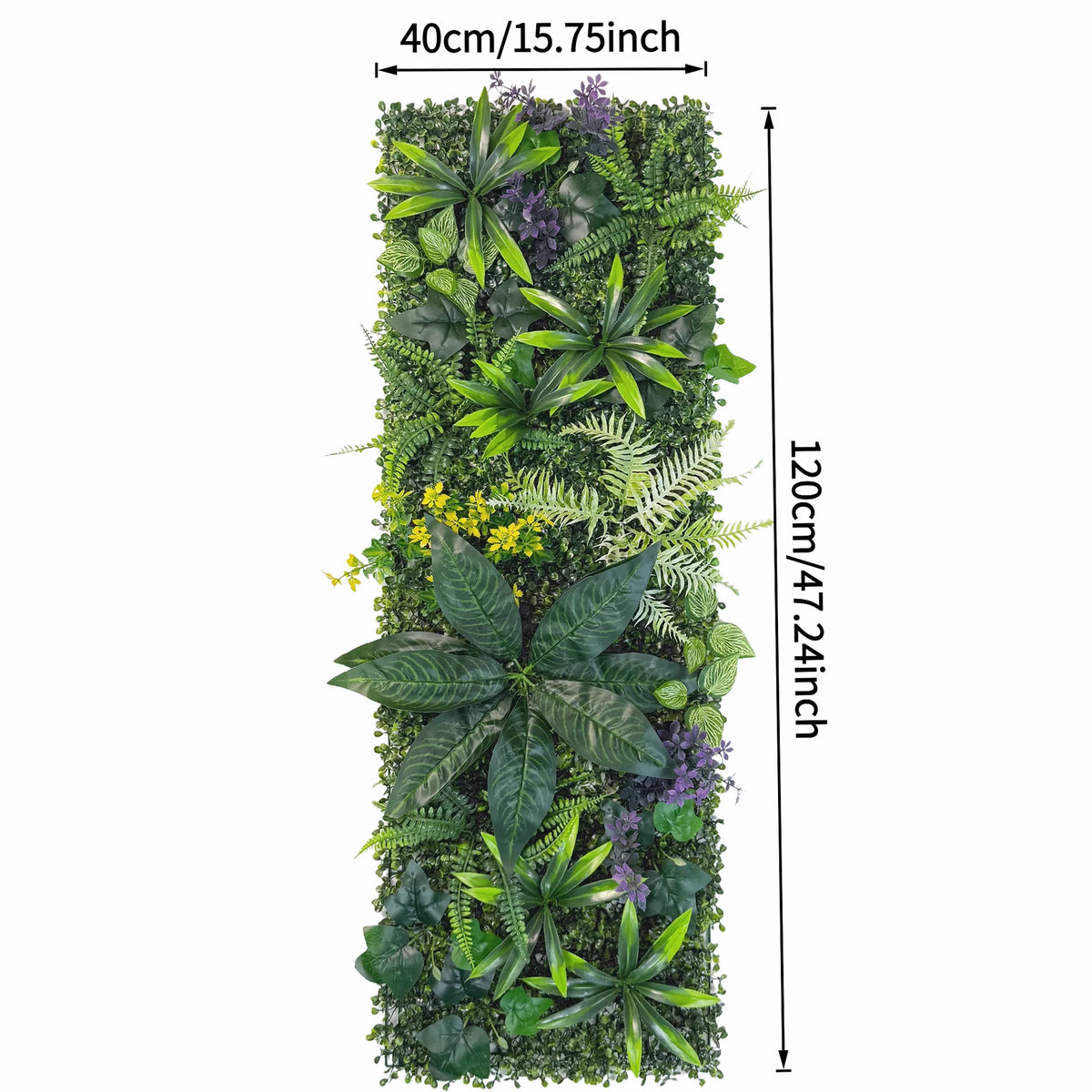 Mur Végétal Fleuri Hedge (40x120cm)
