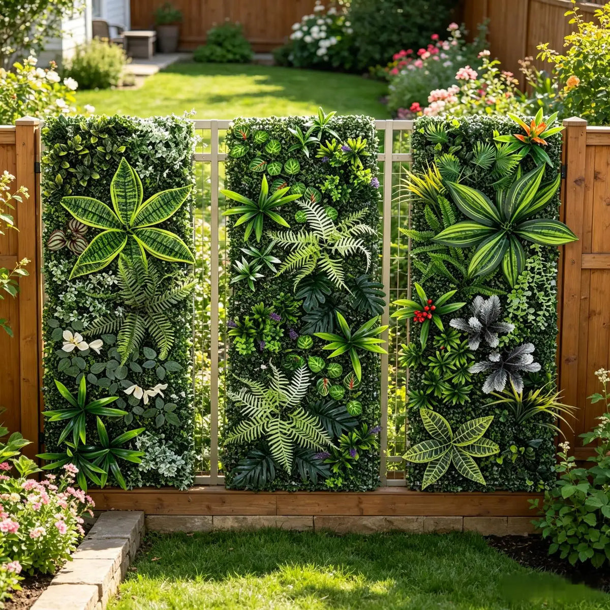 Mur Végétal Fleuri Hedge (40x120cm)