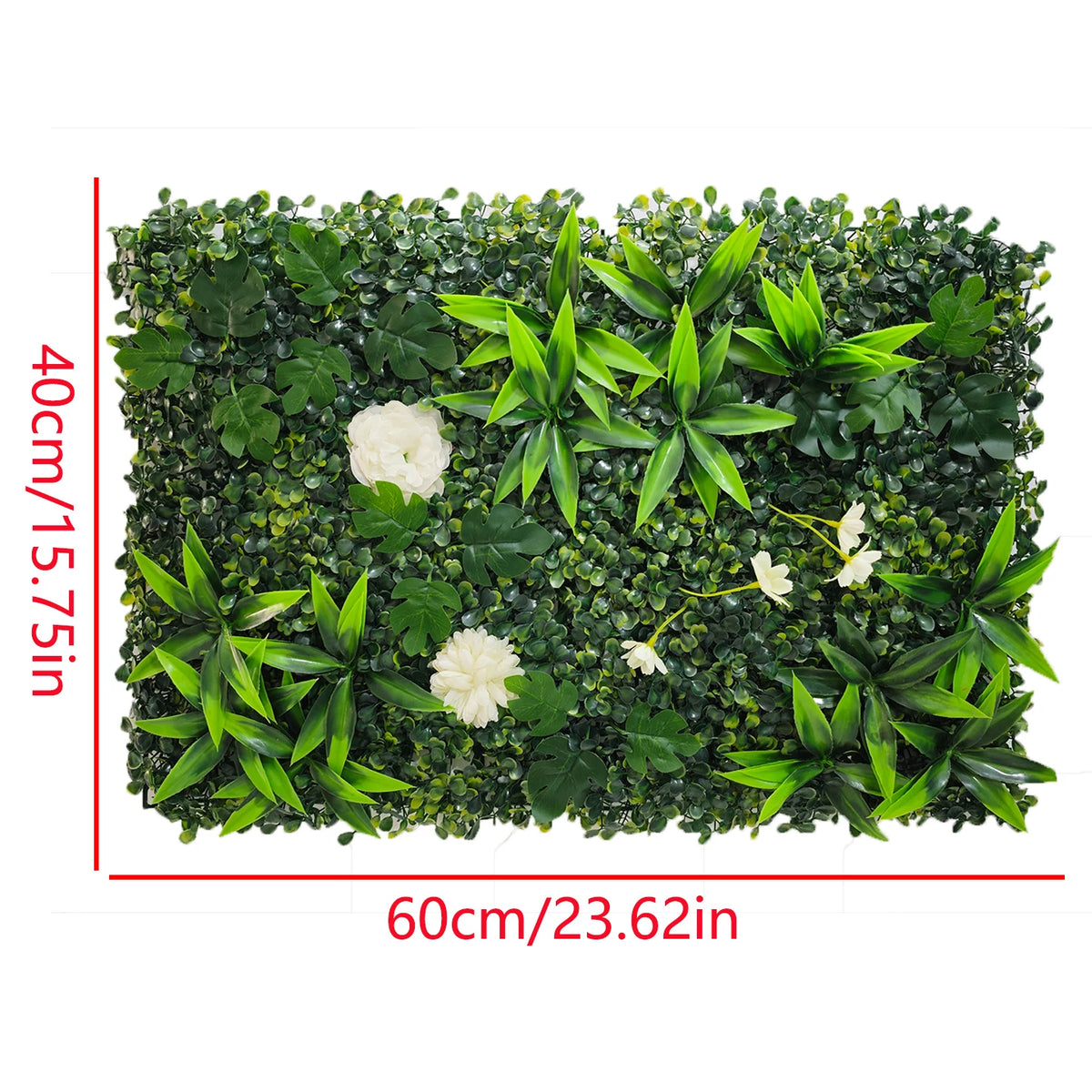 Mur Végétal Fleuri (40x60cm)