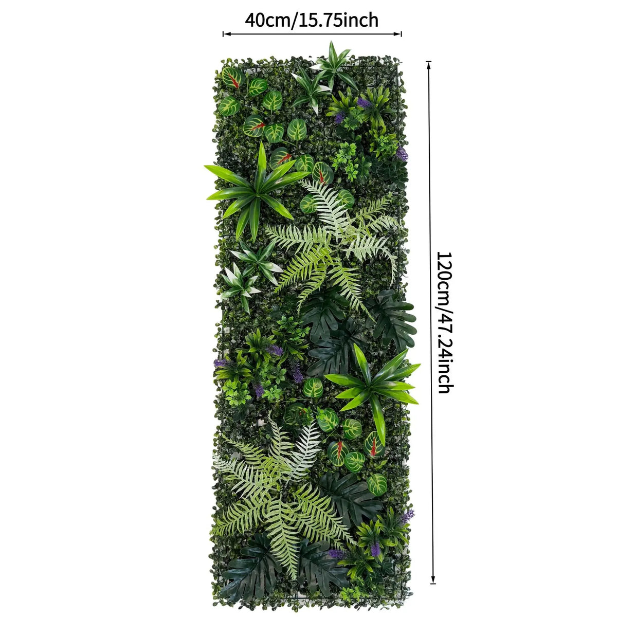 Mur Végétal Fleuri Hedge (40x120cm)